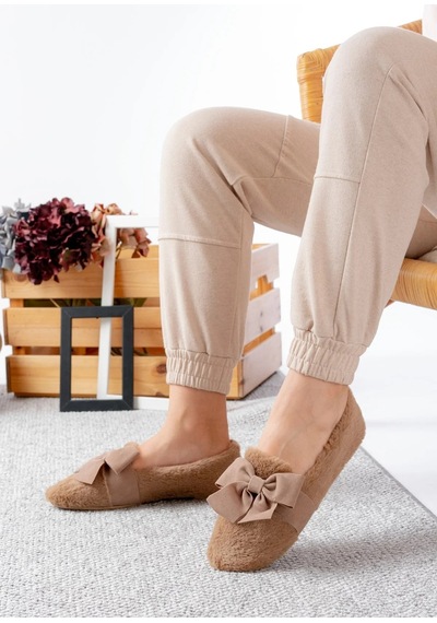 Stwenn Kadın Fiyonk Detaylı Peluş Ev Terliği Kapalı Burun Yumuşak Taban Kışlık Şık Ve Rahat Çeyizlik Panduf Vizon Stwenn Kadın Fiyonk Detaylı Peluş Ev Terliği Kapalı Burun Yumuşak Taban Kışlık Şık Ve Rahat Çeyizlik Panduf Vizon