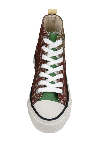 Kadın Vegan Kahverengi High Sneakers - Camping Scooby Doo Tasarım Çok Renkli Kadın Vegan Kahverengi High Sneakers - Camping Scooby Doo Tasarım Çok Renkli