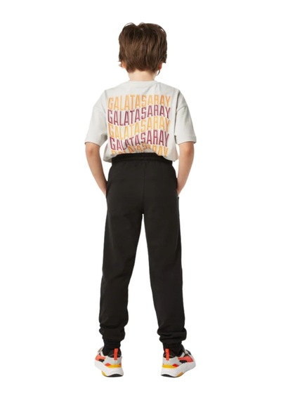 Gsstore Galatasaray Lisanslı Çocuk Siyah Eşofman Altı