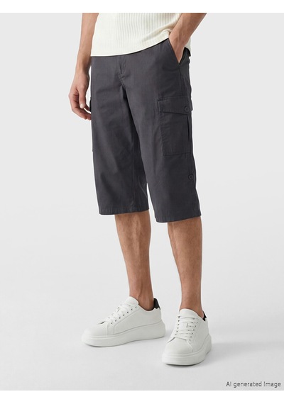 Lcwaıkıkı Classic Antrasit Regular Fit Erkek Kargo Şort