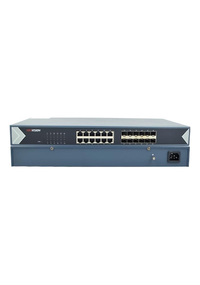 Hikvision DS-3E0524TF 24 Portlu 12 Port Rj45 12 Port Fiber Yönetilemez L2 Gigabit Switch