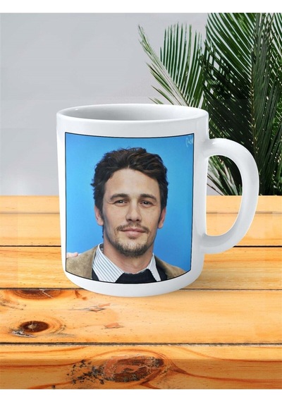 James Franco Baskılı Kupa Bardak Kişiye Özel Desen 1 Çok Renkli