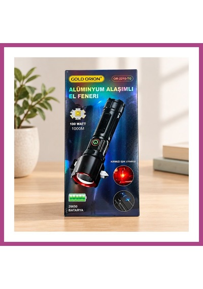 Gees Global Usb El Feneri 100 W Gbzs Çok Renkli