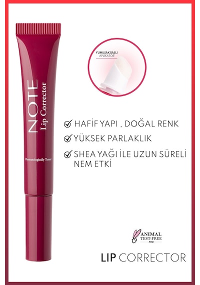 Lip Corrector 08 Mürdüm Renklendirici Ve Nemlendirici Dudak Parlatıcısı