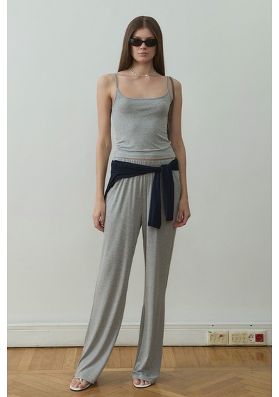 Suud Collection Gri Cosie Askılı Top