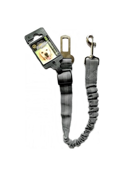 Köpek Emniyet Kemeri Bağlantısı Araç Tasması 72cm X 2,5cm - Gri