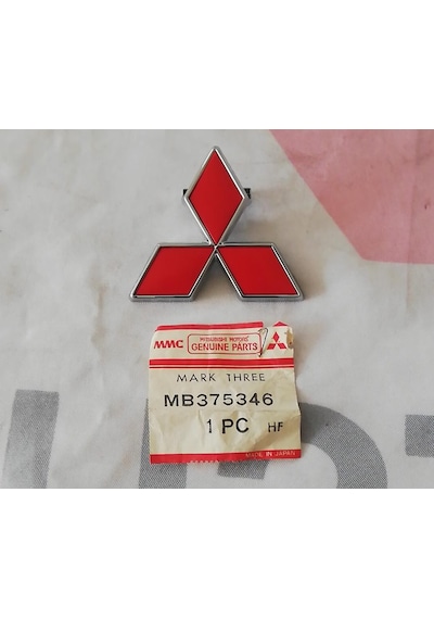 Mitsubishi Lancer Colt Kırmızı Elmas Logo 84-88 MB375346