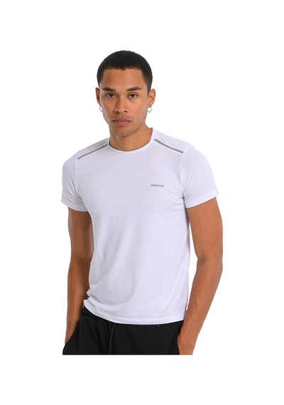 Sportive Conforto3 Erkek Beyaz Koşu T-shirt 24ke013-byz 1656286 Beyaz