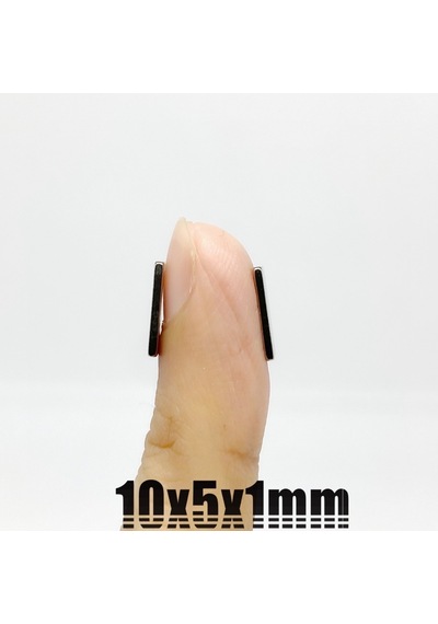 Dikdörtgen Mıknatıs 10 *5* 1mm Mıknatıs 40 Adet