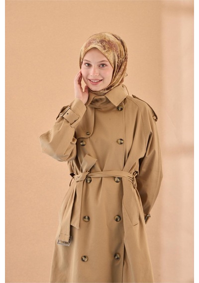 Silk Home Soft Eşarp 73095-03 Hardal, Kahverengi, Butter Yellow