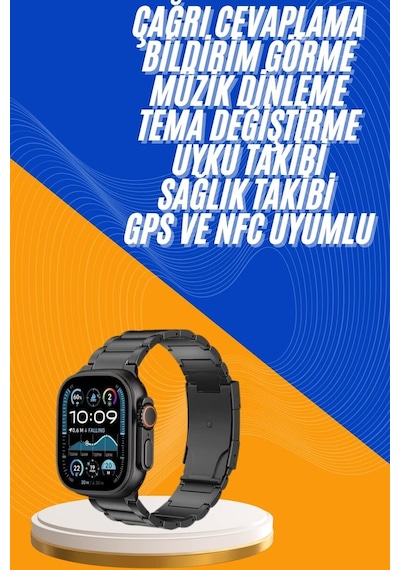 Akıllı Saat 3 Kordonlu Waterproof Adımsayar Titreşim Ve Gps Özelliği