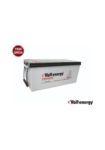 Volt Energy 12 V 225 Amper Jel Akü Deep Cyle Nanocarbon