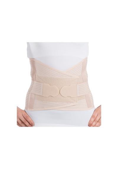 Abdominal Korse 26cm Plus Destekli Kemerli Doğum Sonrasında Toparlayıcı, Cerrahi Müdahale Sonrası Beyaz