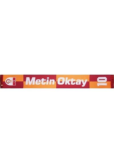 Galatasaray Metin Oktay Lisanslı Şal Atkı Sarı