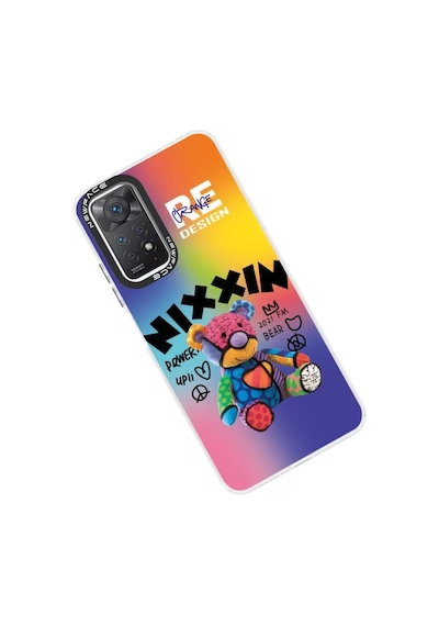 Newface Xiaomi Redmi Note 11 Pro Kılıf Estoril Desenli Kapak - Estoril - 11 Renkli