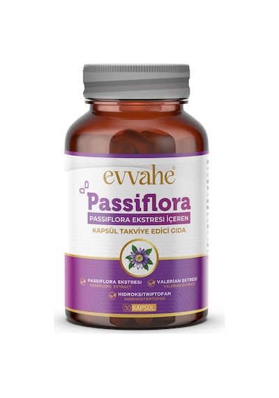 Passiflora Eki İçeren Kapsül Takviye Edici Gıda