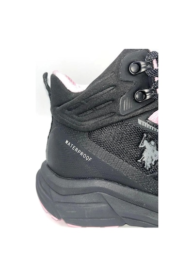 U.s. Polo Assn. Gerrard Hi Wmn 4pr Kadın Siyah-pembe Waterproof Bot Siyah