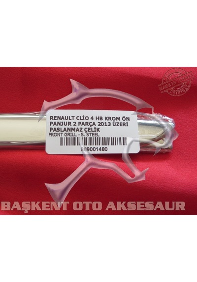 Renault Clio 4 Hb Krom Ön Panjur 2 Parça 2013 Üzeri