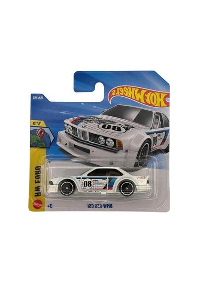 Bmw 635 Csi Mini Araba, Beyaz Renk, 1:64 Ölçek