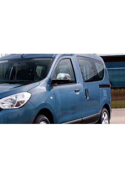 Dacia Dokker Uyumlu 2012-2021 Krom Ayna Kapağı 2 Parça Paslanmaz  Çelik