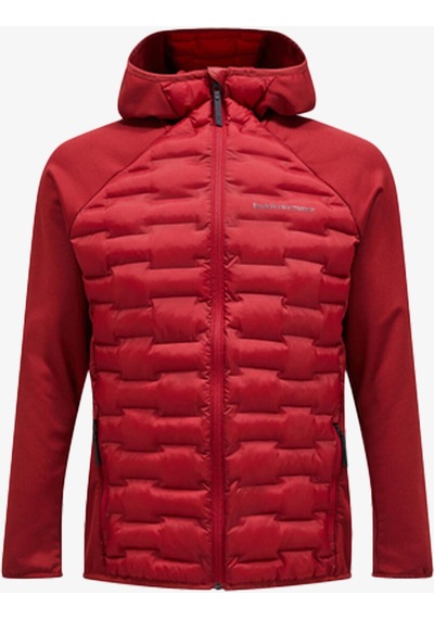 Peak Performance M Argon Hybrid Hood Erkek Kırmızı Mont G78858110-30174 Kırmızı