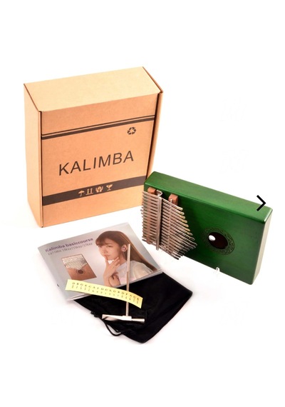 Yeşil Ahşap Kalimba