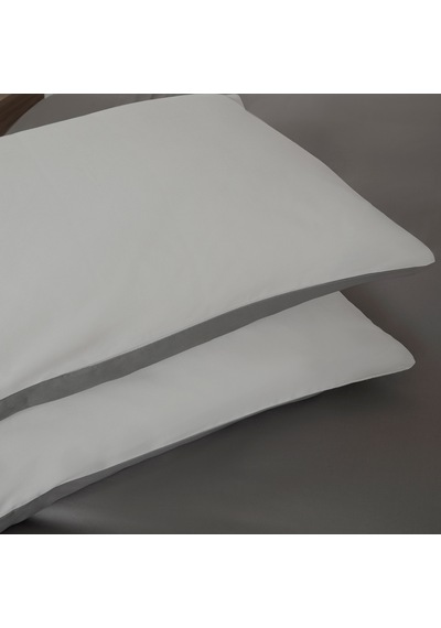 Bettıe %100 Pamuk King Size Nevresim Seti 230x220 Cm Koyu Grı/soguk Grı