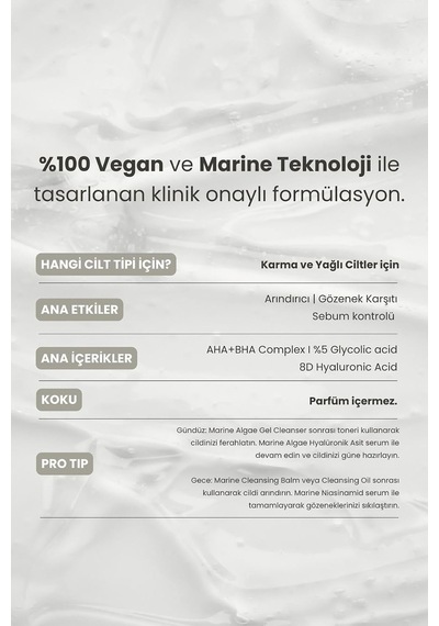 Lexroo Cilt Dokusu Düzeltici Gözenek Karşıtı Asitli Tonik 100 Ml