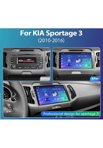 Kia Sportage 2011-2016 Android Multimedya 9 İnc Hd Ips 2/32GB