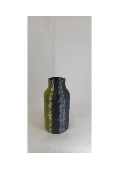 Dekoratif Dokulu Mini Vazo Modern Minimal Tasarım 11 Cm