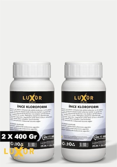 Luxor Kimya İnce Kloroform 2 x 400 GR