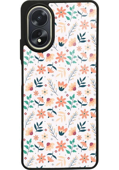 Oppo A38 Minik Sonbahar Tasarımlı Glossy Telefon Kılıfı Çok Renkli