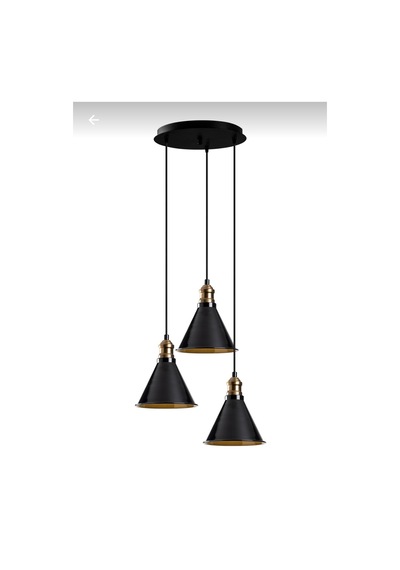 Rys Retro Metal 3 Lü Dekoratif Rustik Sarkıt Avize Çap 30 Cm-rys6048 Beyaz