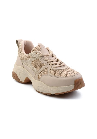 Bambi Bej Kadın Sneaker K01429161209 Bej