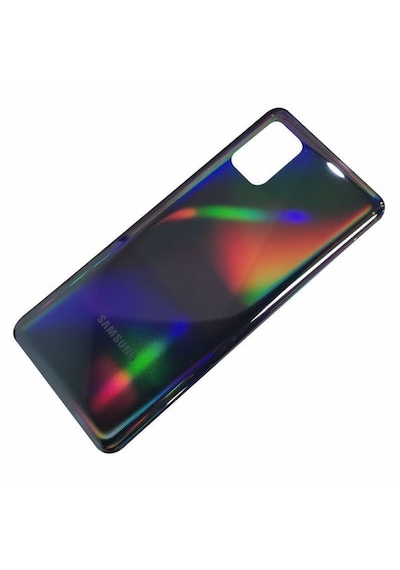 Samsung Uyumlu A31 Arka Batarya Pil Kapağı Siyah