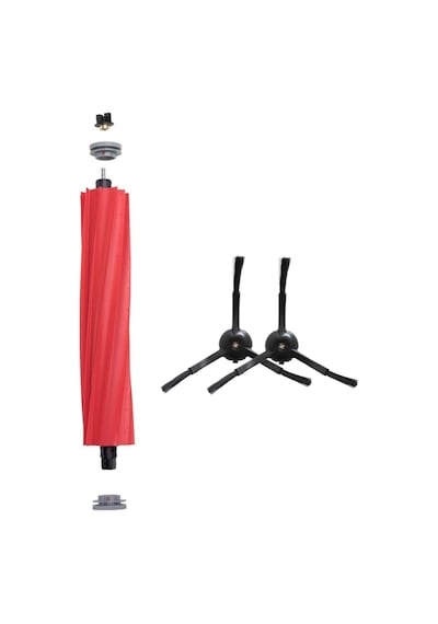 Roborock Q Revo Beyaz Uyumlu Ana Fırça Ve Yan Fırça-3 Parça