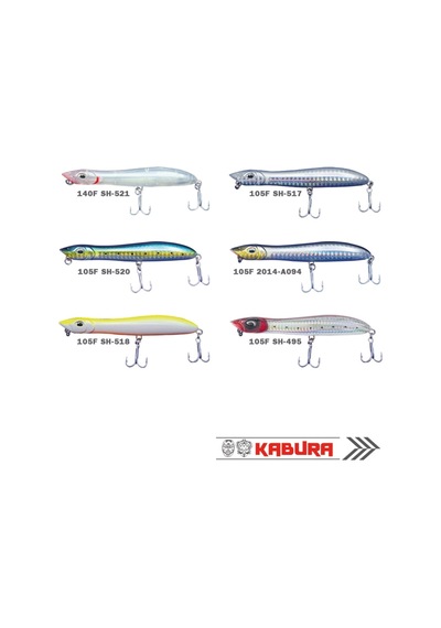Kabura Sayu 105Mm 10.33G Top Water Sahte Balık