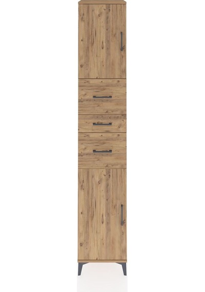 Hyperion Dolap 3 Raflı 3 Çekmeceli 2 Kapaklı 44x44x243 Çam-çam Çam Hyperion Dolap 3 Raflı 3 Çekmeceli 2 Kapaklı 44x44x243 Çam-çam Çam