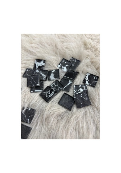 Sanatsal Kristal Mozaik Ks-47 23x23mm Siyah Gümüş Art 250gr