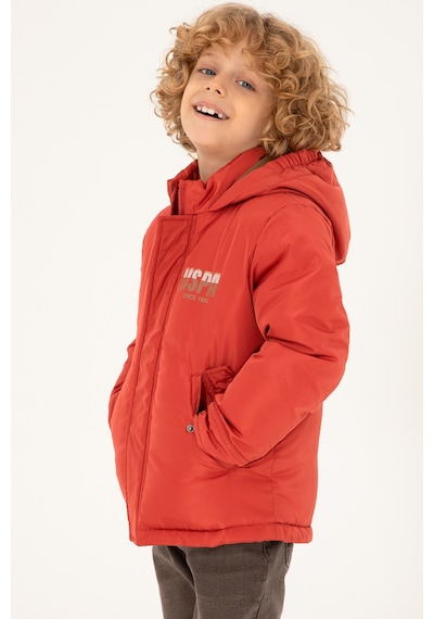 U.s. Polo Assn. Erkek Çocuk Kiremit Kaban 50293294-vr031 Kiremit