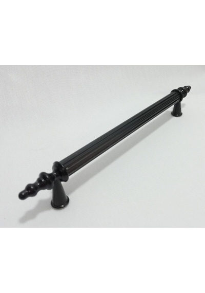 Tuana Rustik Mat Siyah Çekmece Dolap Mutfak Kulp 160 Mm