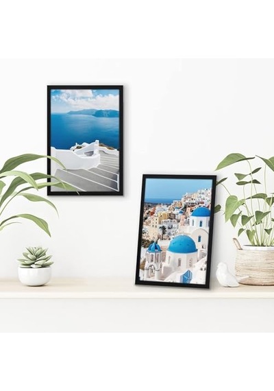 Çerçevesi 20 3 X 30 5 Cm Kırılmaz Camlı Duvar Ve Masa Plakası Için Yatay Ve Dikey Formatlar 2 Adet