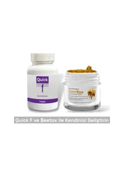 Süper Quick F Destekleyici 15li + Bee Tox Arı Zehri Krem
