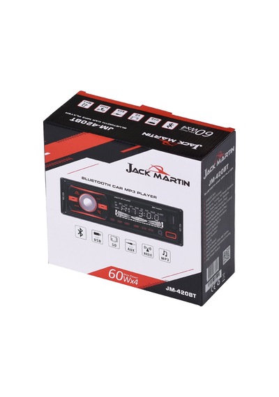 JACK MARTİN Çift USB Girişli Bluetooth'lu Oto Radyo Teyp JM-420 BT