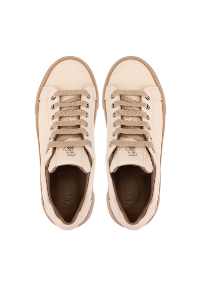 Tamer Tanca Kadın Hakiki Deri Bej Sneakers & Spor Ayakkabı 1116 5022-09 Bn Ayk Sk25-26 Bej Fltr Bej
