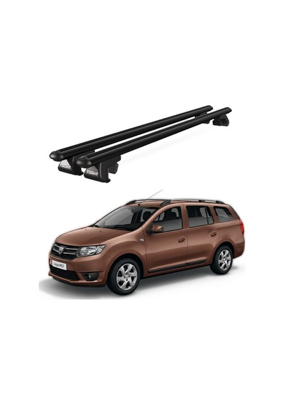 Venüs Dacia Logan 2013-2017 Uyumlu Siyah Ara Atkı Port Bagaj Tavan Barı