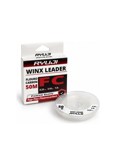 Fluorocarbon Lider Misina - Ryuji Winx Leader - 50 Mt - 0,23mm