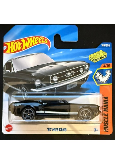 Hot Wheels Tekli Arabalar '67 Mustang Jbb13 Muscle Mania Çok Renkli