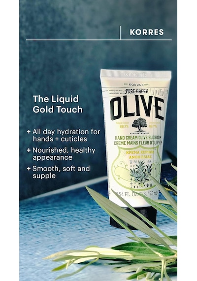 Pure Greek Olive Hand Cream Olive Blossom 75 Ml - Saf Zeytinyağlı El Kremi Zeytin Çiçeği