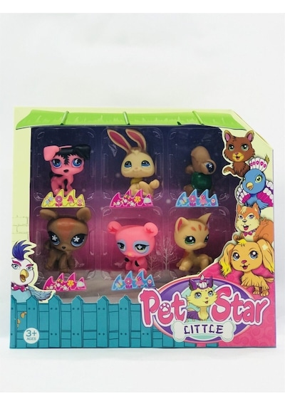 Littlest Pet Shop Neşeli Minişler 6'Lı Miniş Ailesi Seti Oyuncak